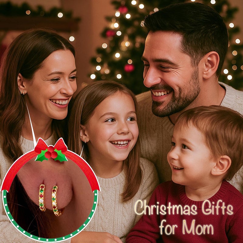 Poxtex Small Gold Huggie Hoop Earrings Set for Women Men Hypoallergenic 14K Plated Stack Cartilage Earrings, Multiple Piercing Lightweight Mini Thin Cute Dainty Trendy Jewelry Set Christmas Gifts for Women - Image 5